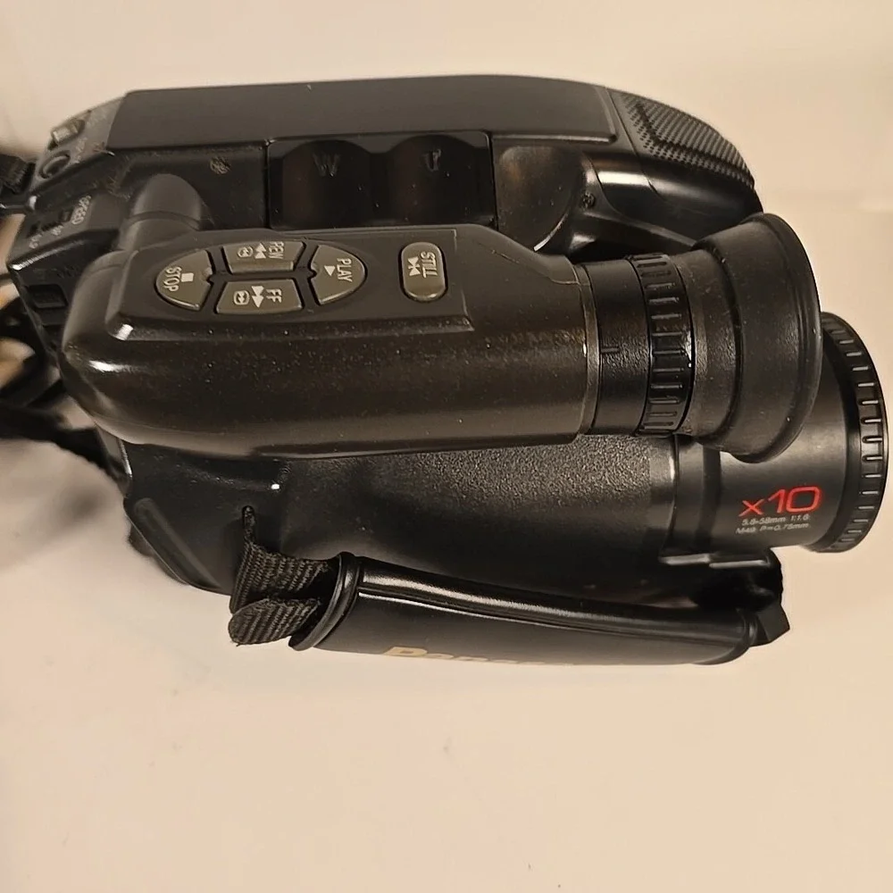 PANASONIC Palmcorder PV-IQ204 VHS-C Color Video Camcorder Tested With Power Cord